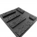 Plastic mold for the manufacture of decorative (artificial) stone "Pixel" (ABS plastic mold for decorative stone)