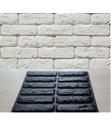 Plastic mold for the manufacture of decorative (artificial) stone "Boston" (ABS plastic mold for decorative stone)