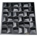 Plastic mold for the manufacture of 3d panels "Cliff" 50 * 50 (shape for 3d panels of ABS plastic)