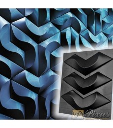 Plastic mold for the manufacture of 3d panels "Coral" 50 * 50 (shape for 3d panels of ABS plastic)