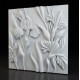 Plastic mold for 3D panels "Irises"
