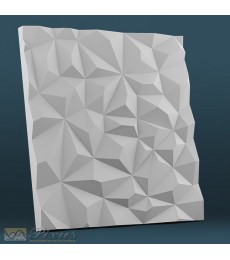Plastic mold for the manufacture of 3d panels "Crystals" 500*500 mm (shape for 3d panels of ABS plastic)