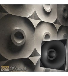 Plastic mold for the manufacture of 3d panels "Circles" 50 * 50 (shape for 3d panels of ABS plastic)