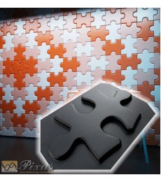 Plastic mold for the manufacture of 3d panels "Puzzle" (mold for 3D panels from ABS plastic)