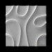 Пластиковая форма для изготовления 3d панелей "Шаула" 50*50 (форма для 3д панелей из абс пластика)