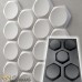 Plastic mold for the manufacture of 3d panels "Hexagons" 170*170 mm (shape for 3d panels of ABS plastic)