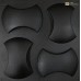 Plastic mold for the manufacture of 3d panels "Soft" 25 * 17 (Simplest collection) (mold for 3D panels from abs plastic)