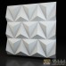 Пластиковая форма для изготовления 3d панелей "Triangles" 50*50 см (форма для 3д панелей из абс пластика)