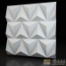 Plastic mold for the manufacture of 3d panels "Triangles" 500*500 mm (shape for 3d panels of ABS plastic)