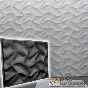 Plastic mold for 3D panels "Weaving"