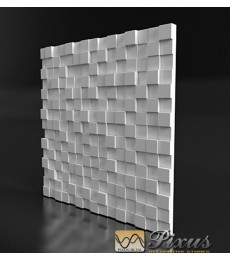 Silicone mold for the manufacture of 3d panels "Cube" 500 * 500 mm (polyurethane form for 3D panels)