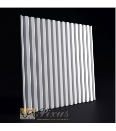 Silicone mold for the manufacture of 3d panels "Stripes" 500 * 500 mm (polyurethane form for 3D panels)